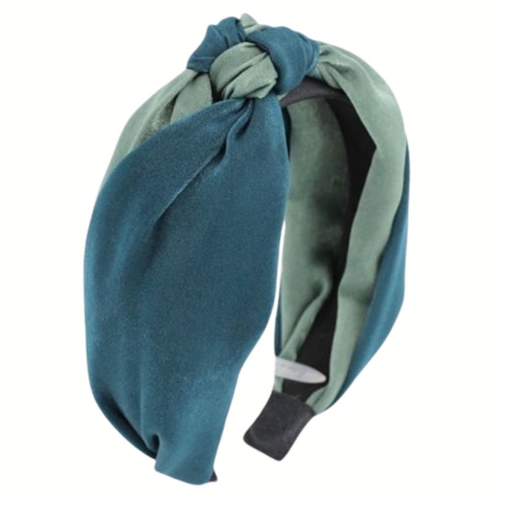 FREE with purchase! Satin Top Knot 2toned Headband